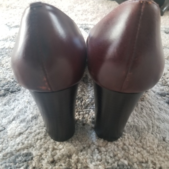 Connie Block Chunky Heel Sz 10 All Day Work Shoe - Picture 3 of 6